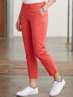 Tommy Hilfiger Nantucket Red Chino Cropped Pants Size 2